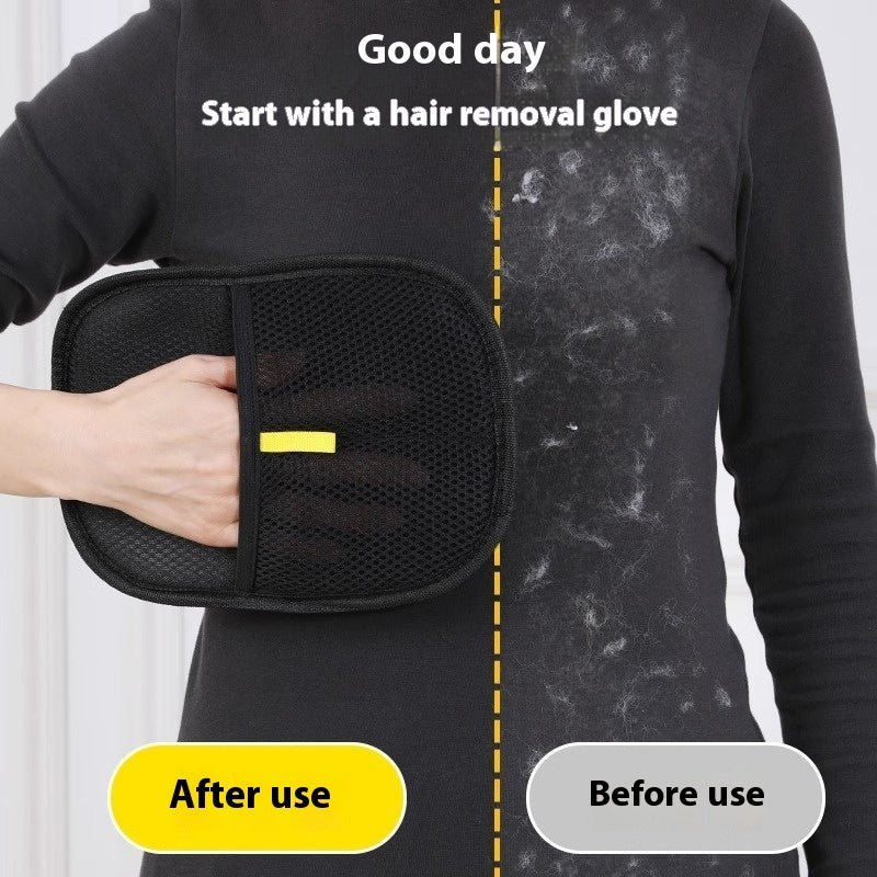 Pet Hair Remover Gloves for Clothes & Furniture